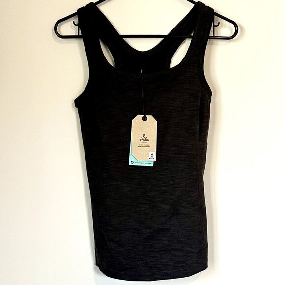 NWT Prana Becksa Tank in Black Heather - Size Extra Small - Picture 2 of 10